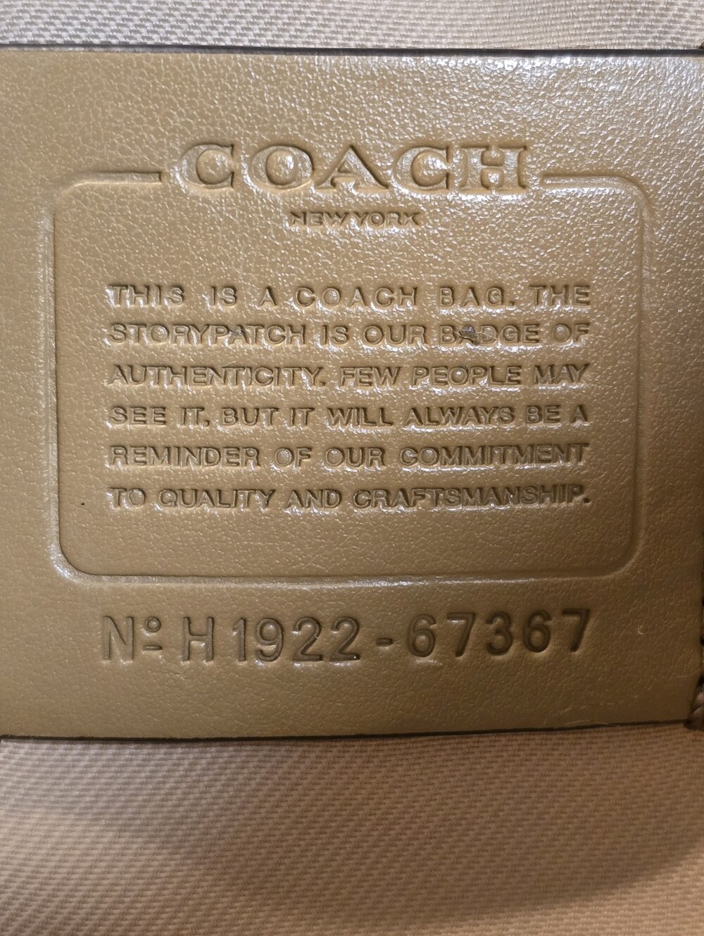Coach Legacy Jacquard Sutton Crossbody bag in beechwood - Picture 6 of 6